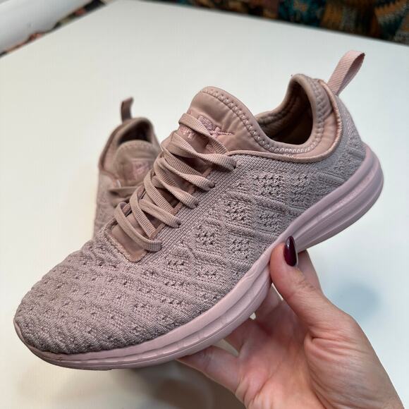 Athletic Propulsion Labs APL Techloom Phantom Chalk Beachwood Melange Sneakers - Picture 1 of 5